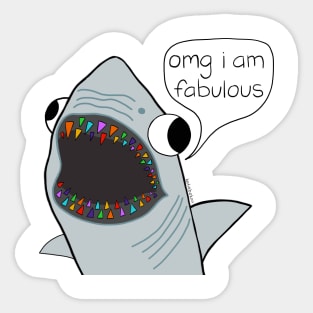 FabulouShark Sticker